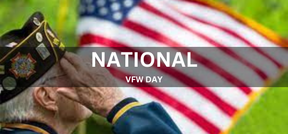 NATIONAL VFW DAY [राष्ट्रीय वीएफडब्ल्यू दिवस]